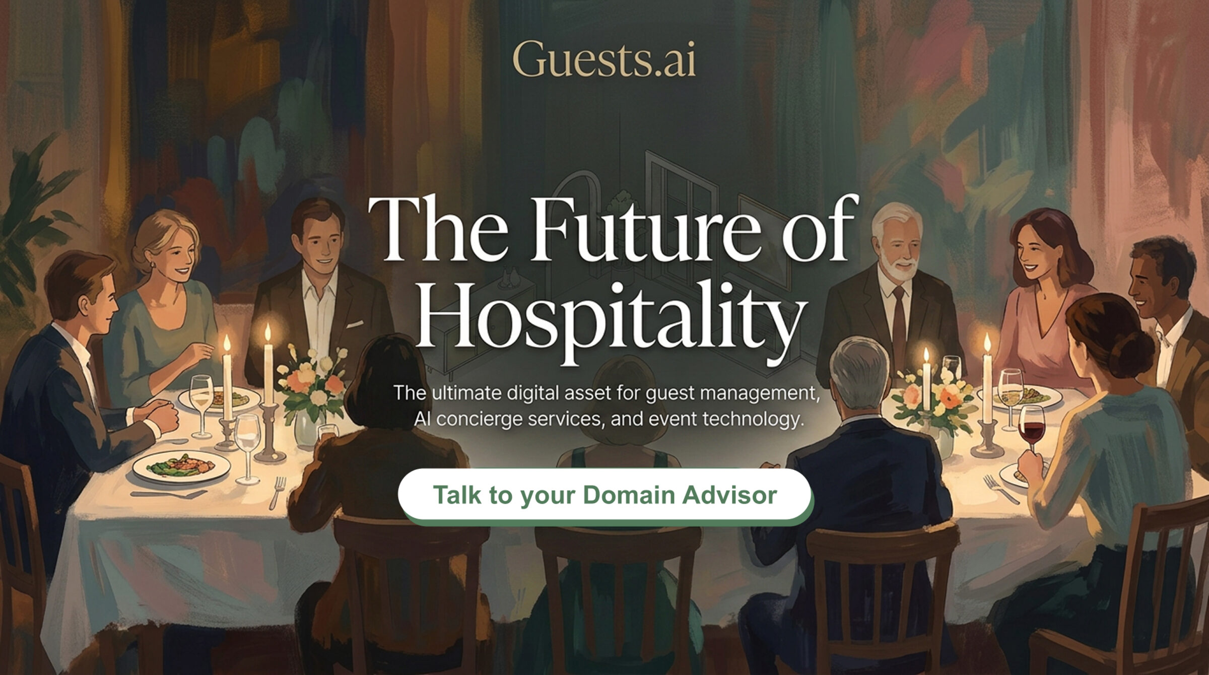 guests.ai bespoke for-sale lander — The Future of Hospitality